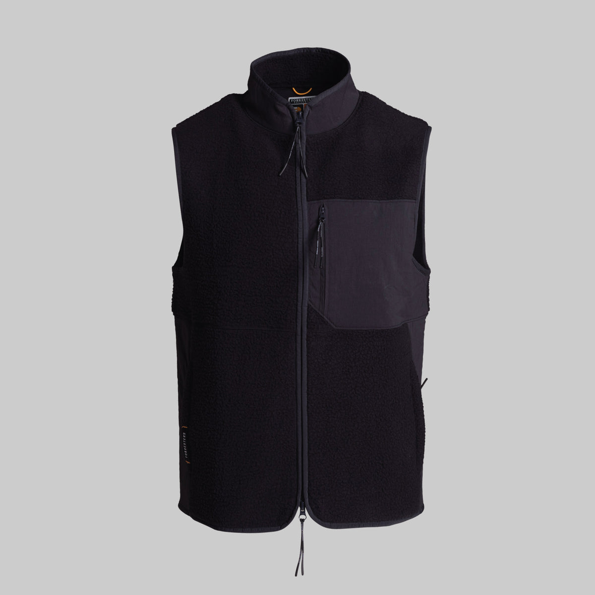 Fleece Vest - Jet Black