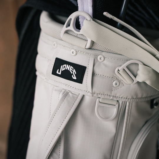 Michigan St. Rover Stand Bag - Bone
