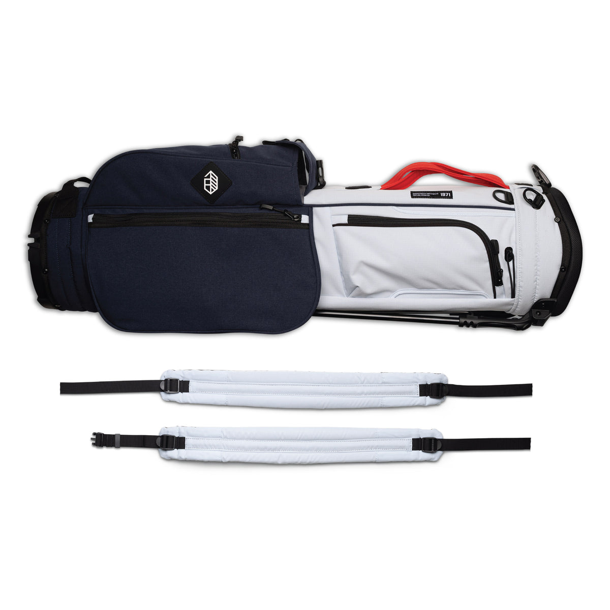 Rover Stand Bag - Soft Blue/Navy